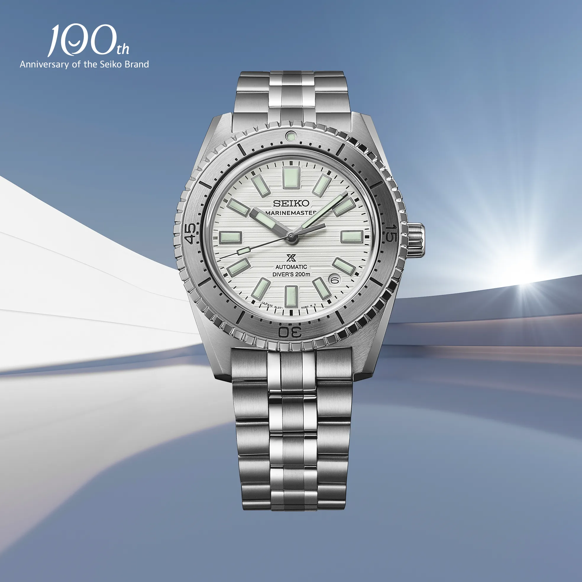 100TH ANNIVERSARY LIMITED EDITION MARINEMASTER WHITE SJE097