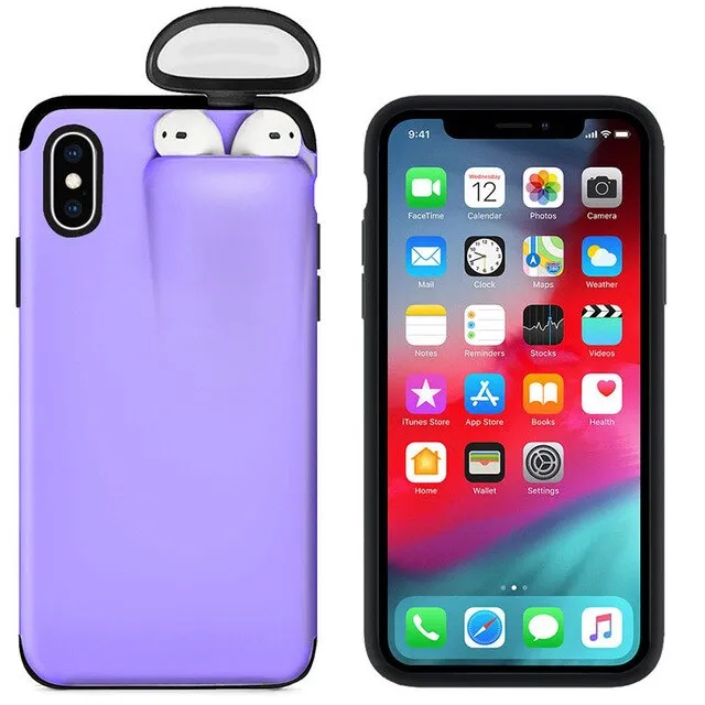 2 in 1 Iphone Case Airpods Cover