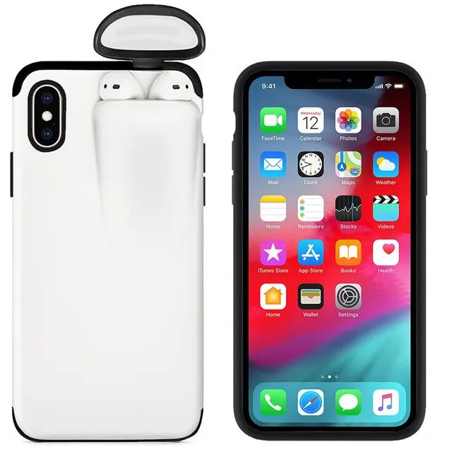 2 in 1 Iphone Case Airpods Cover