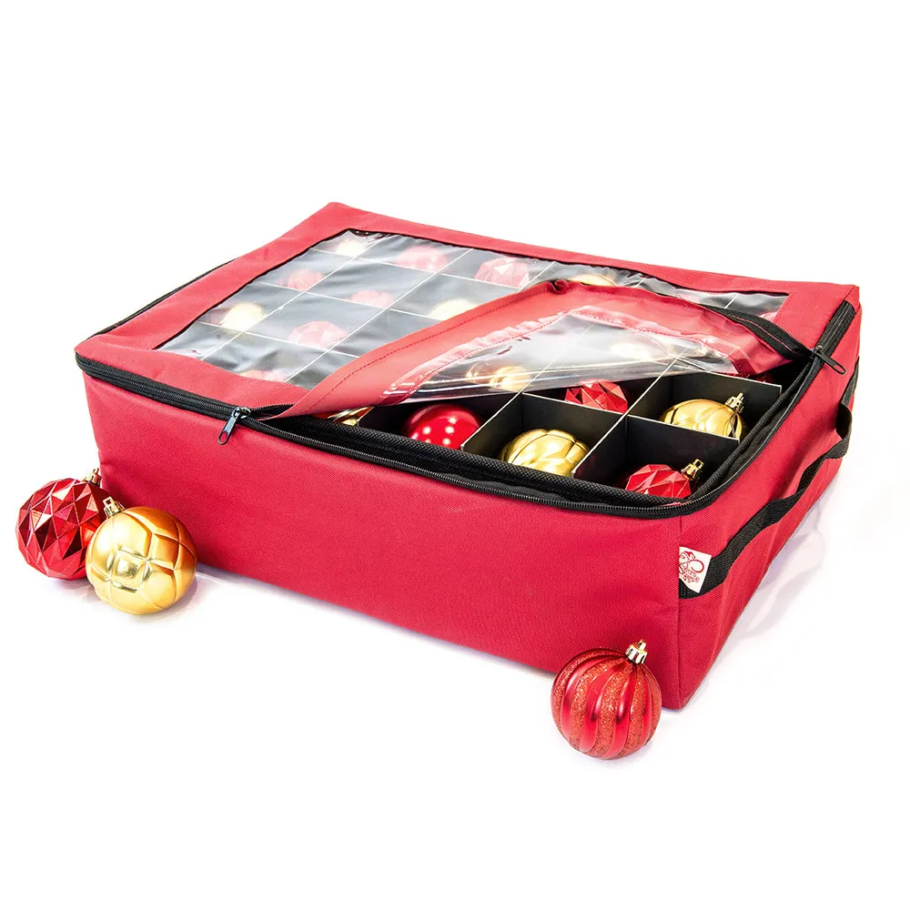 2-Tray Ornament Storage Bag [48 Ornaments]