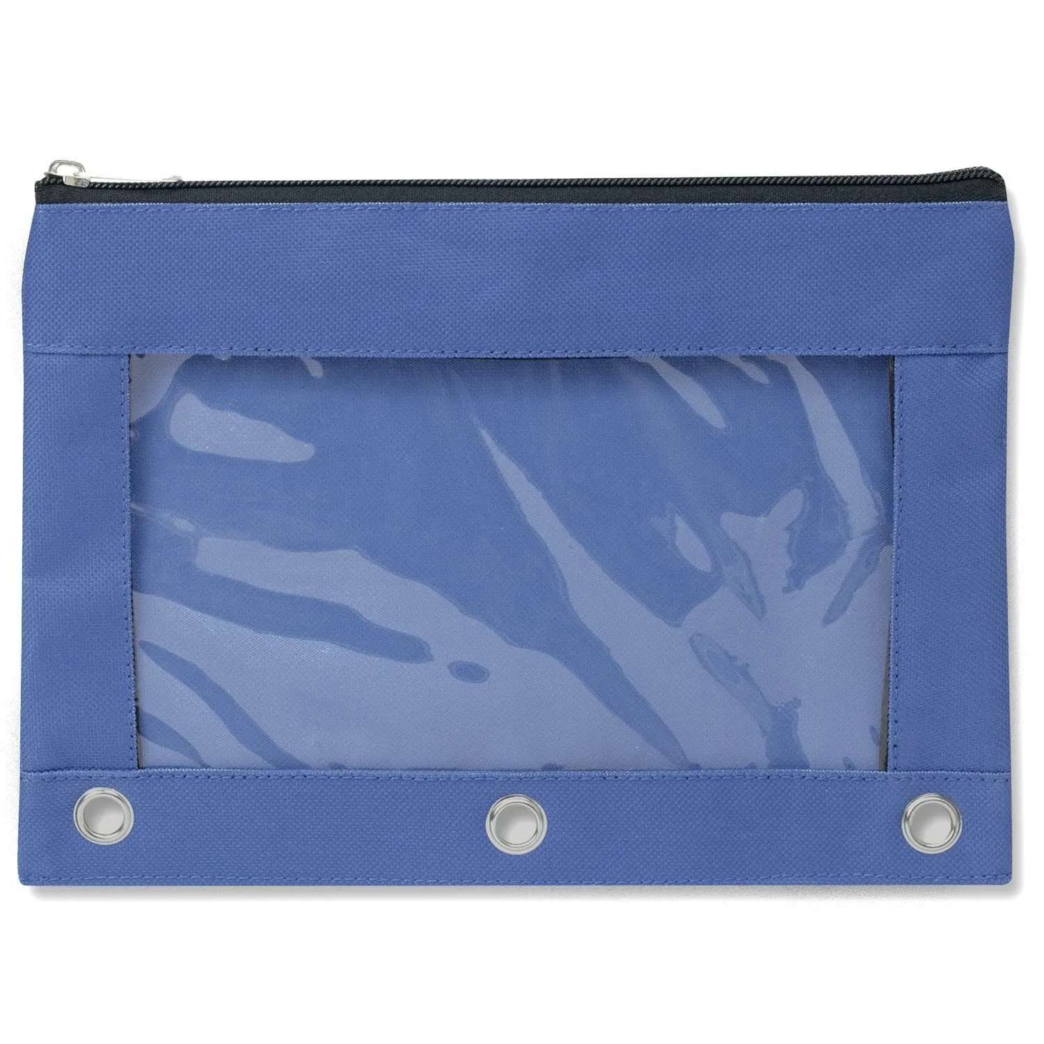 3 Ring Binder Pencil Case with Window - 8 Colors