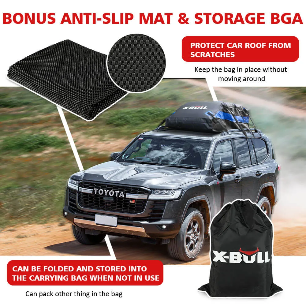 425L Waterproof Rooftop Cargo Bag with Dual Seams - X-BULL