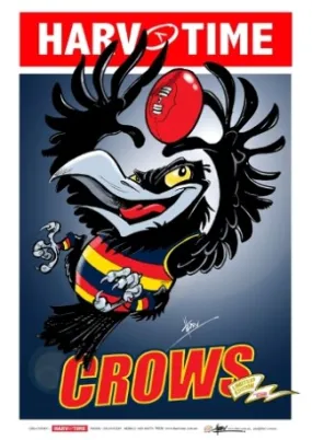 Adelaide Crows, Mascot Harv Time Poster