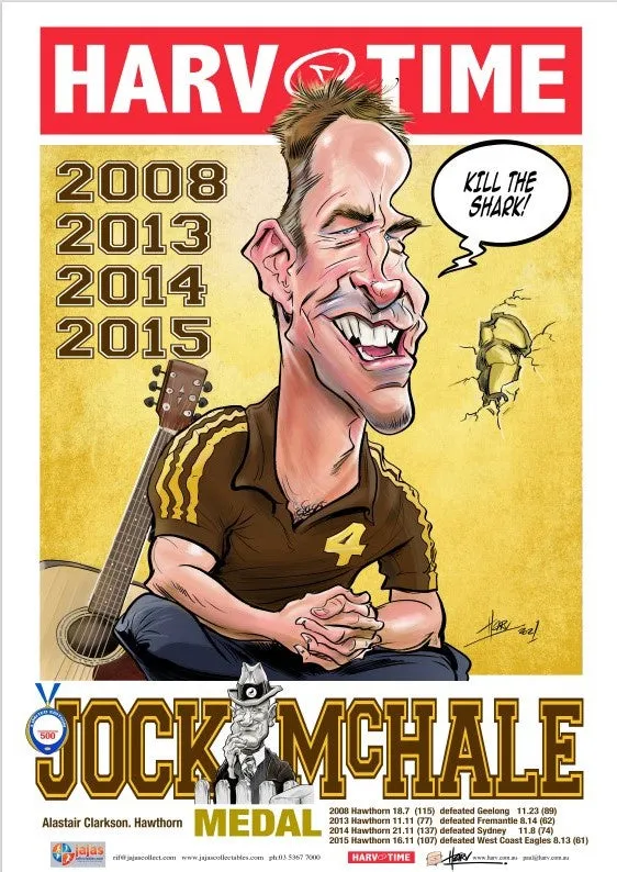 Alastair Clarkson, Jock McHale Medal, Harv Time Poster