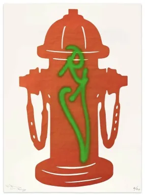 Alife Fire Hydrant Stencil HPM Print by RD-357 Real Deal