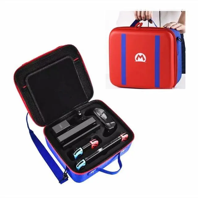 All-in-One Nintendo Switch Portable Storage Case Organizer Travel Bag