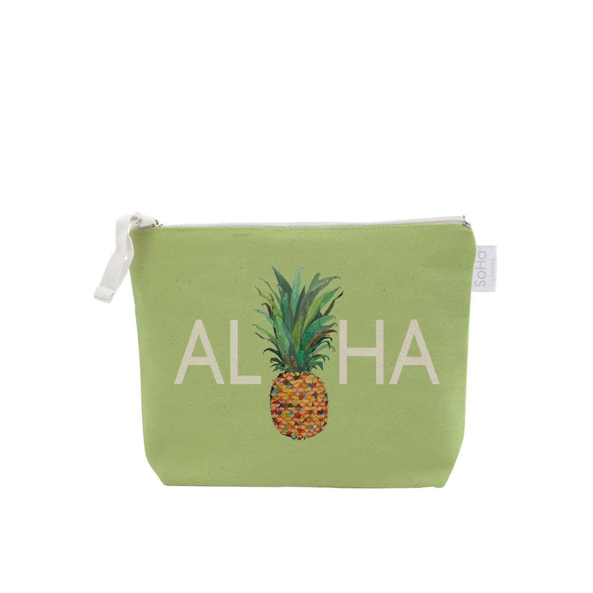 Aloha Pineapple Cosmetic Bag, Small