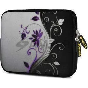 Amzer 10.5 Inch Neoprene Notebook Tablet/iPad Sleeve - Purple Lotus