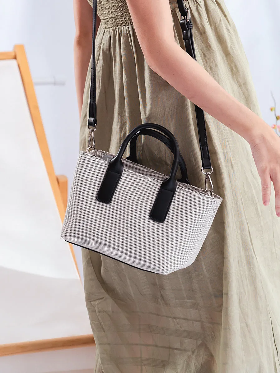 Aria Canvas Bucket Bag