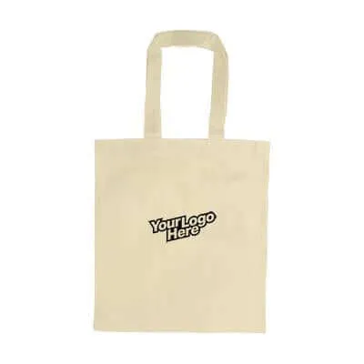 Beige Canvas Tote Bag