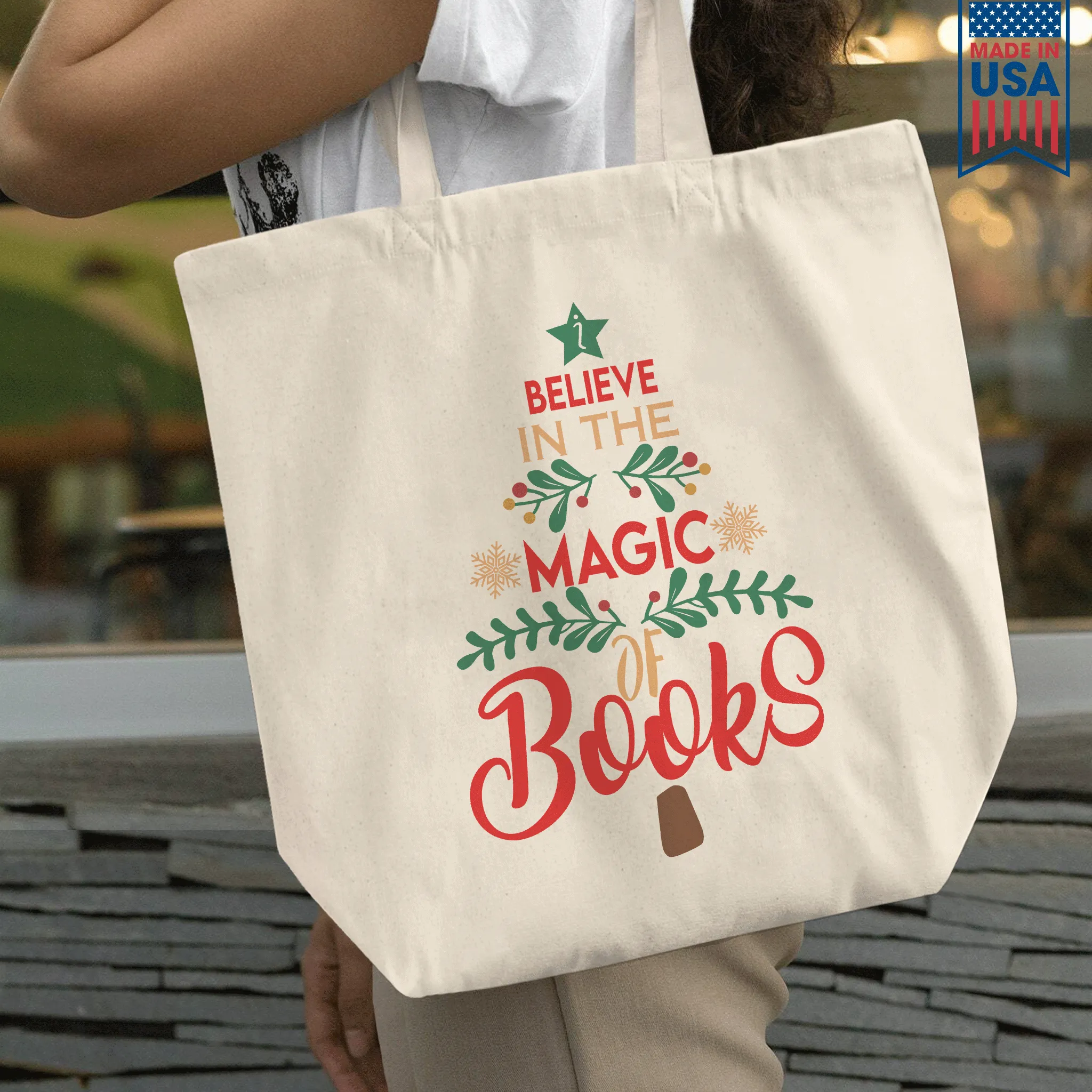 Believe In The Magic Of Books Book Lovers Gift TBW241