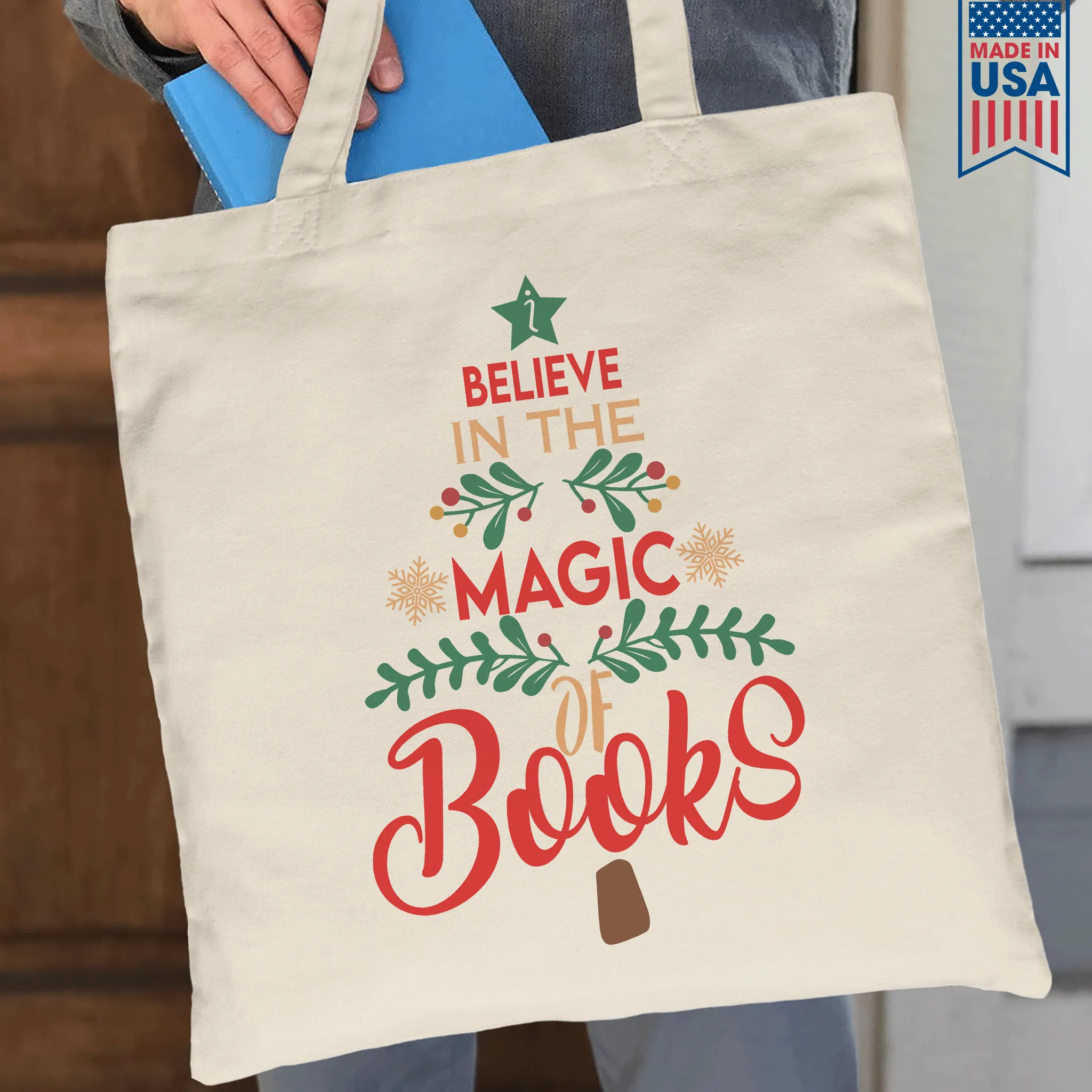 Believe In The Magic Of Books Book Lovers Gift TBW241