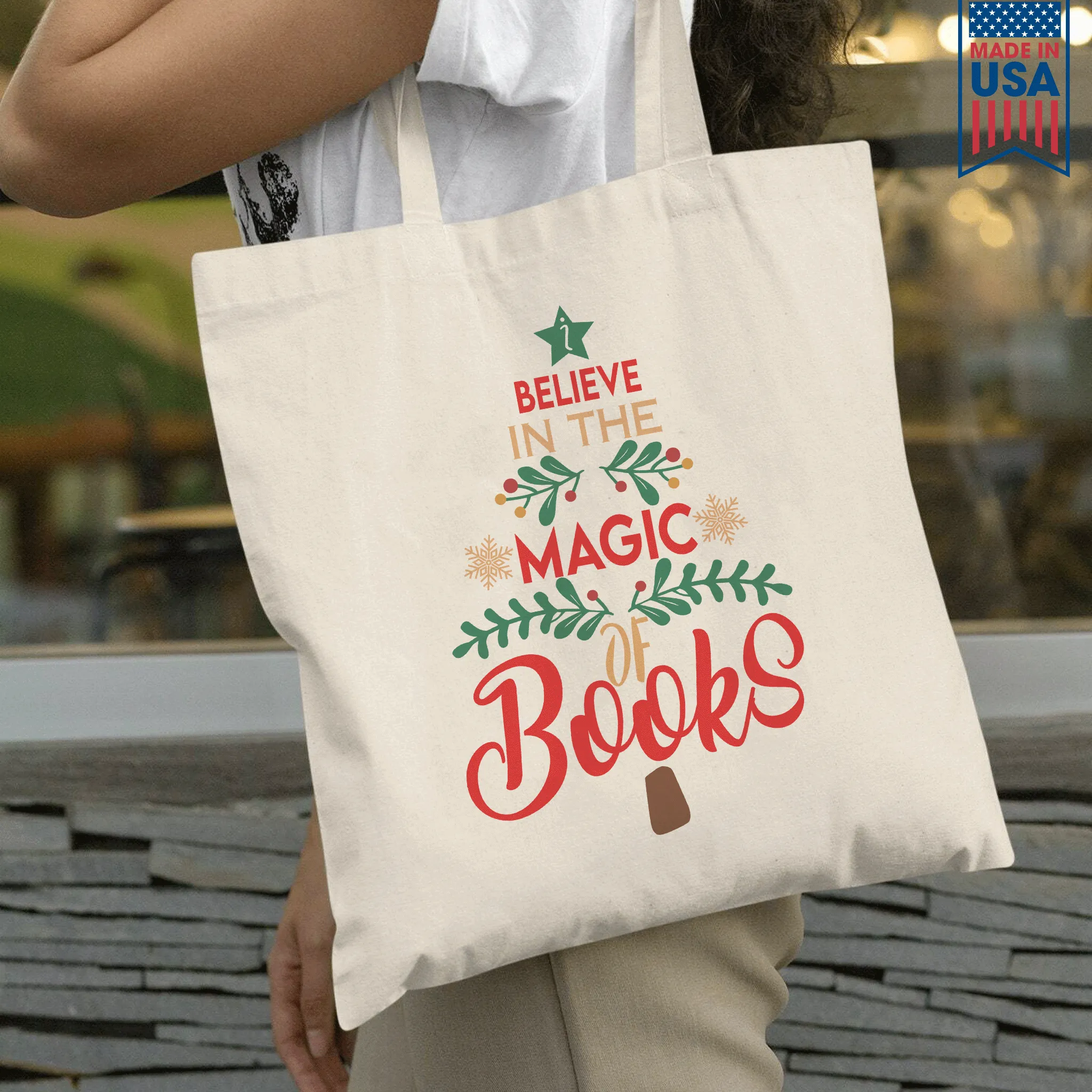 Believe In The Magic Of Books Book Lovers Gift TBW241