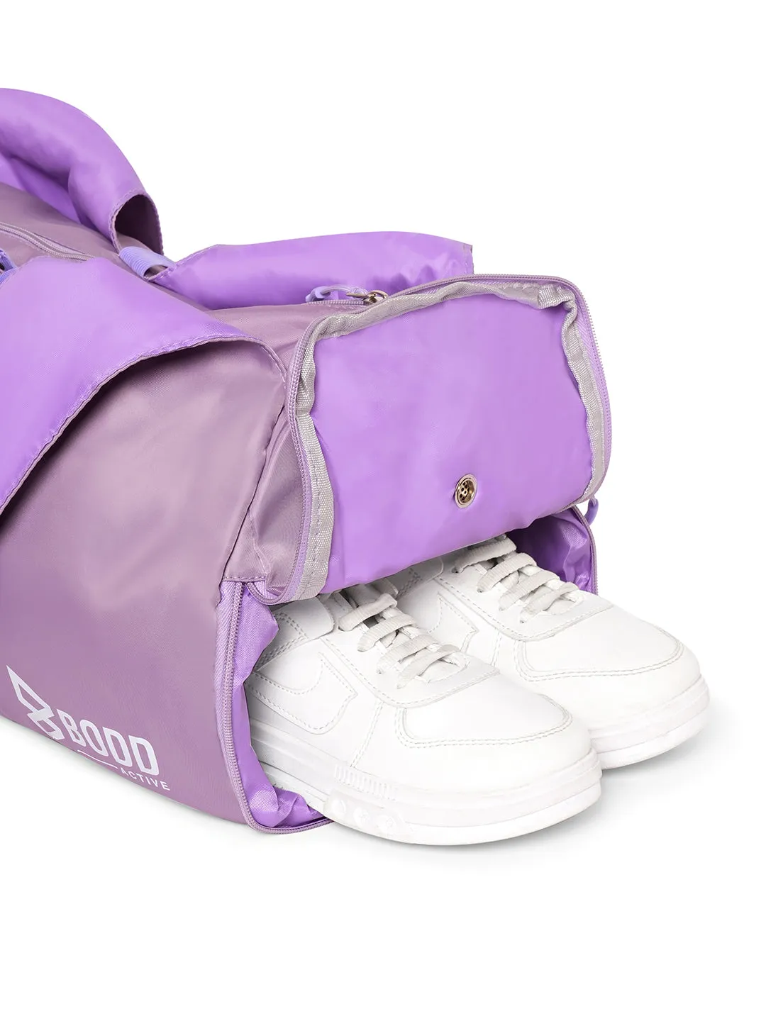 Believe The Hype' Lavender Duffle Bag