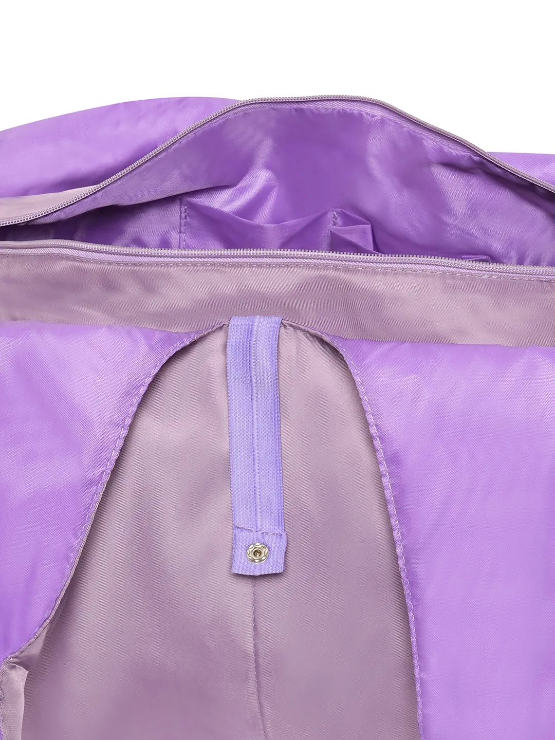 Believe The Hype' Lavender Duffle Bag