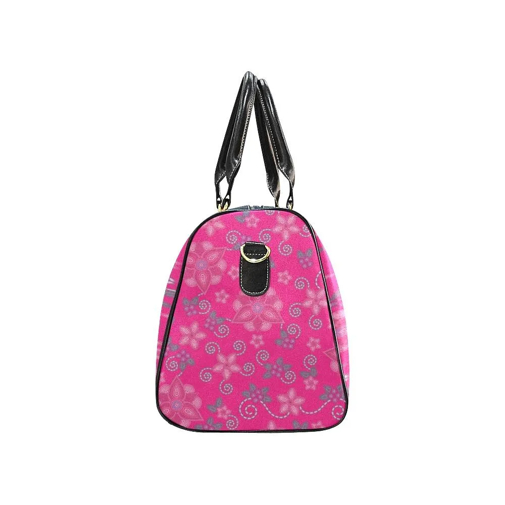 Berry Picking Pink Waterproof Travel Bag/Small