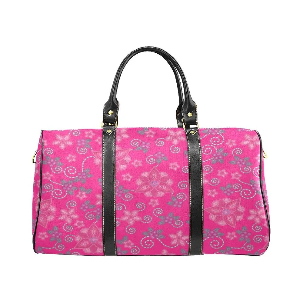 Berry Picking Pink Waterproof Travel Bag/Small