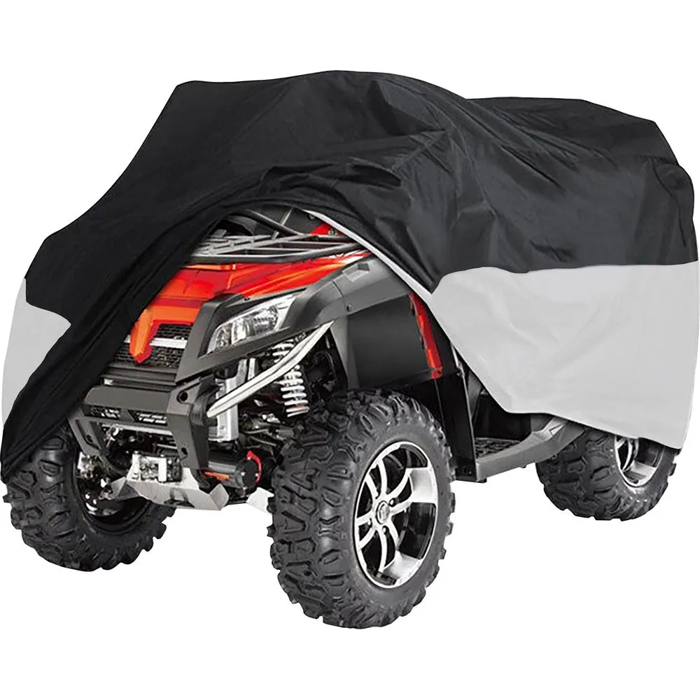 Bike It ATV Rain Cover Black / Silver Small Fits 50cc-250cc