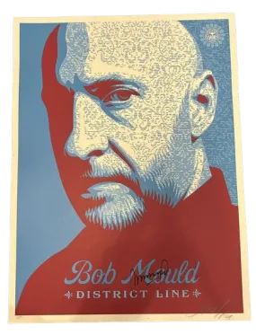 Bob Mould AP Autograph Signed Silkscreen Print by Shepard Fairey- OBEY