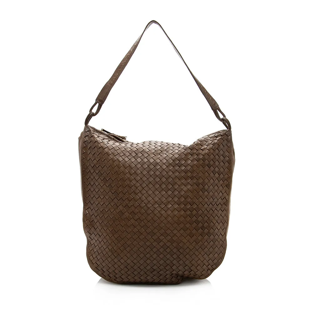 Bottega Veneta Vintage Intrecciato Nappa Crossbody Bag - FINAL SALE (SHF-17600)