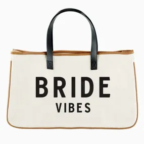 Bride Vibes Canvas Tote