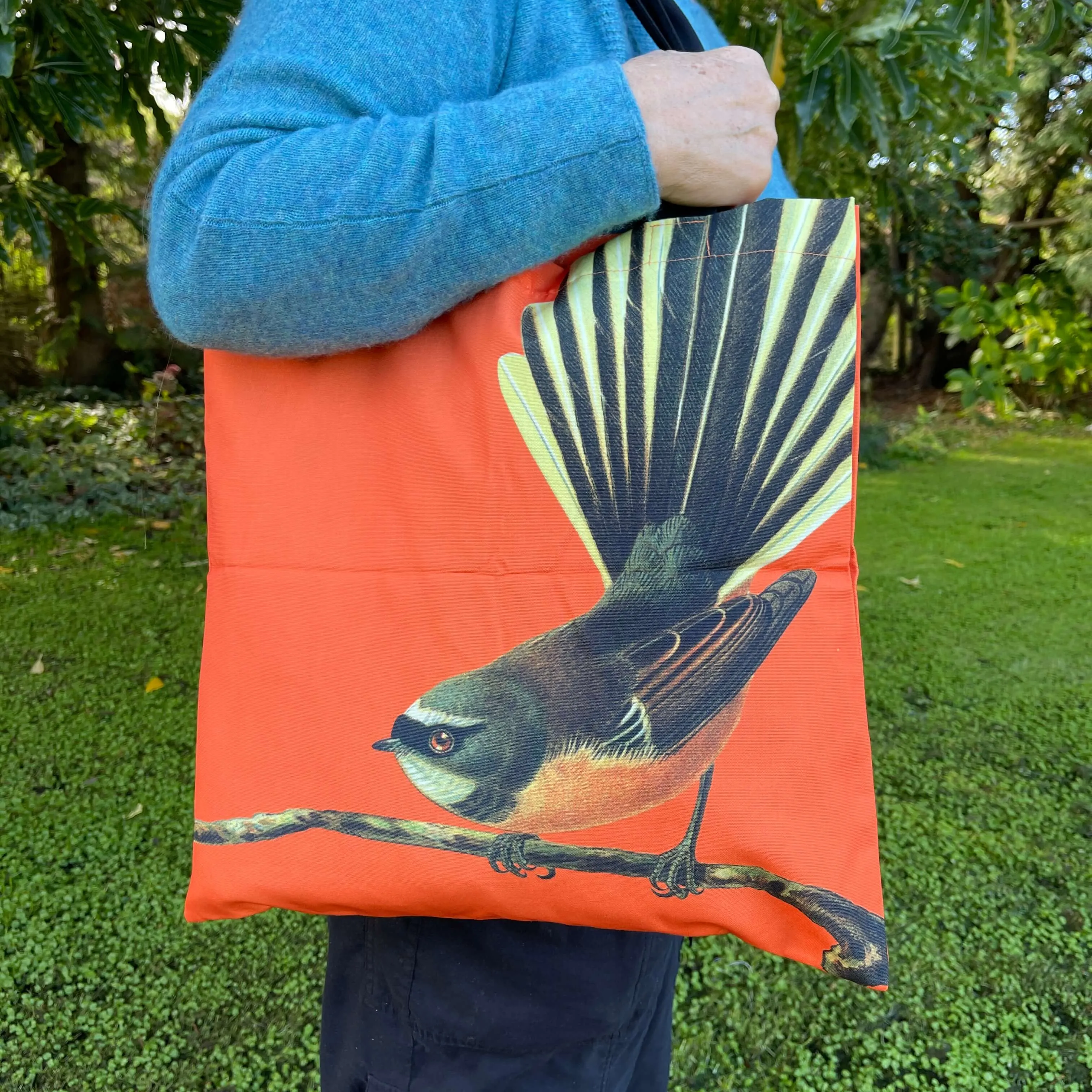 Bright Fantail Tote Bag