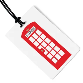 British Phone Booth Luggage Tag