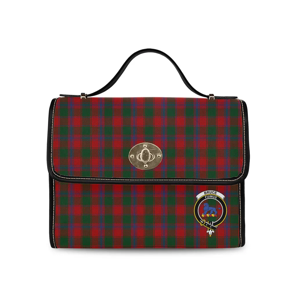 Bruce Old Tartan Waterproof Canvas Bag with Family Crest