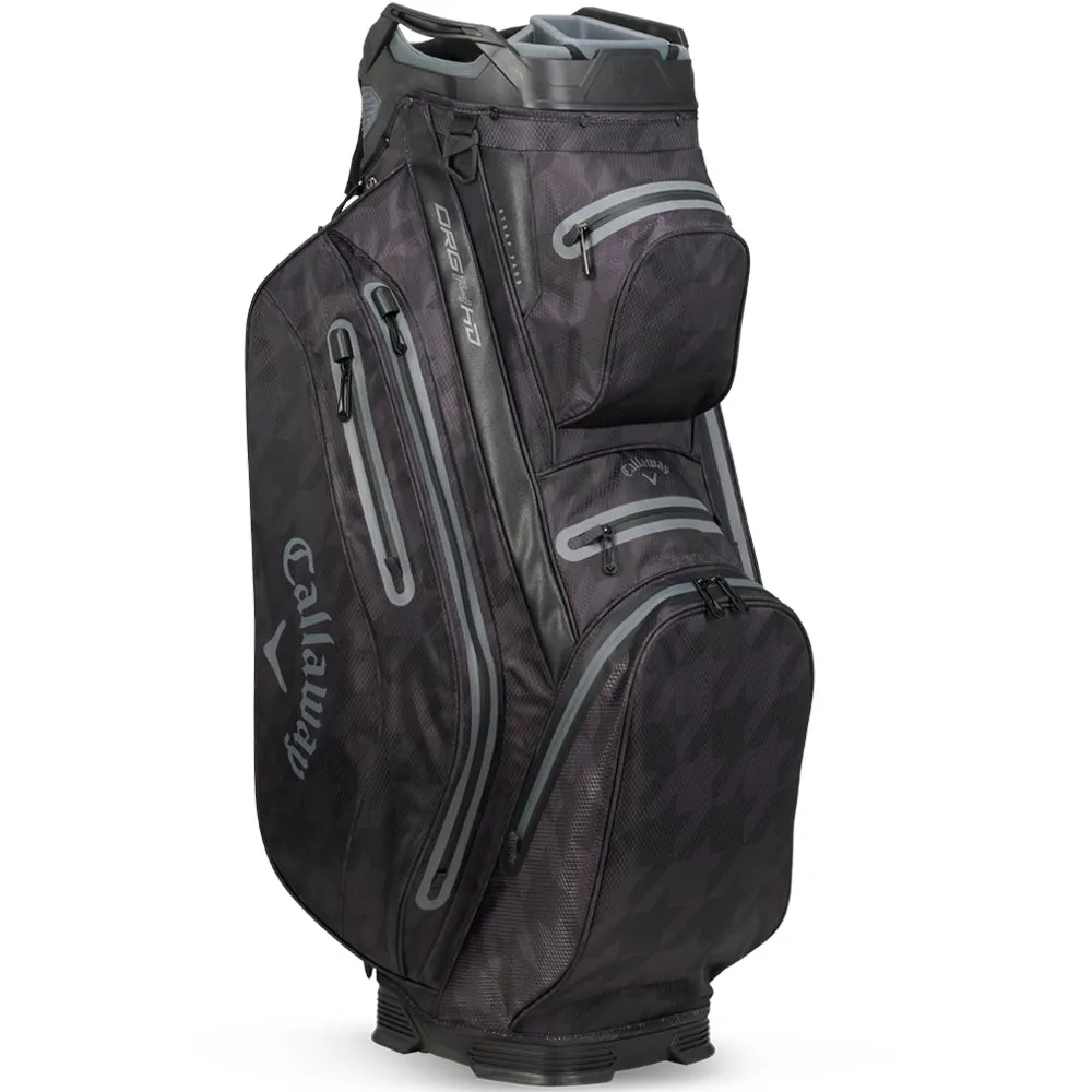 Callaway Org 14 HD Waterproof Cart Bag - Black Houndstooth