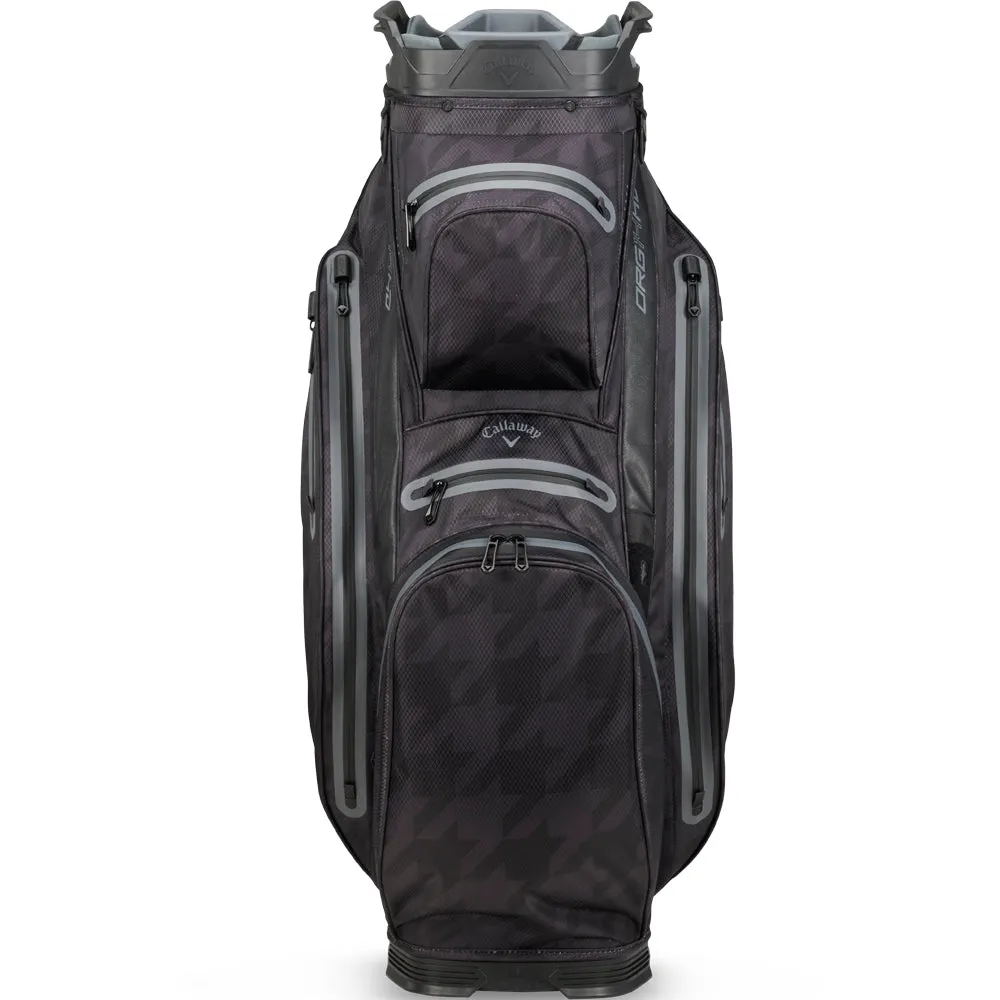 Callaway Org 14 HD Waterproof Cart Bag - Black Houndstooth