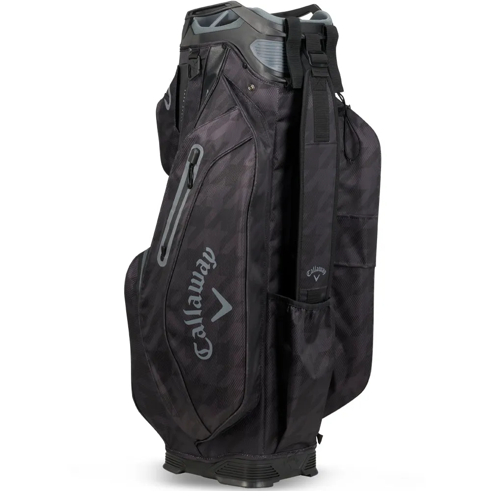 Callaway Org 14 HD Waterproof Cart Bag - Black Houndstooth