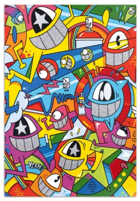 Catch The Stars Special Edition II PP Serigraph Print by El Pez