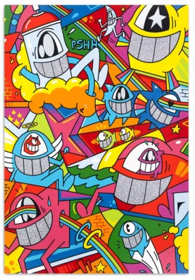 Catch The Stars Special Edition III PP Serigraph Print by El Pez