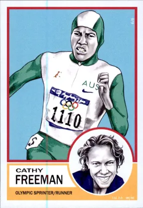 Cathy Freeman, Aussie Icons & Legends by Noel.