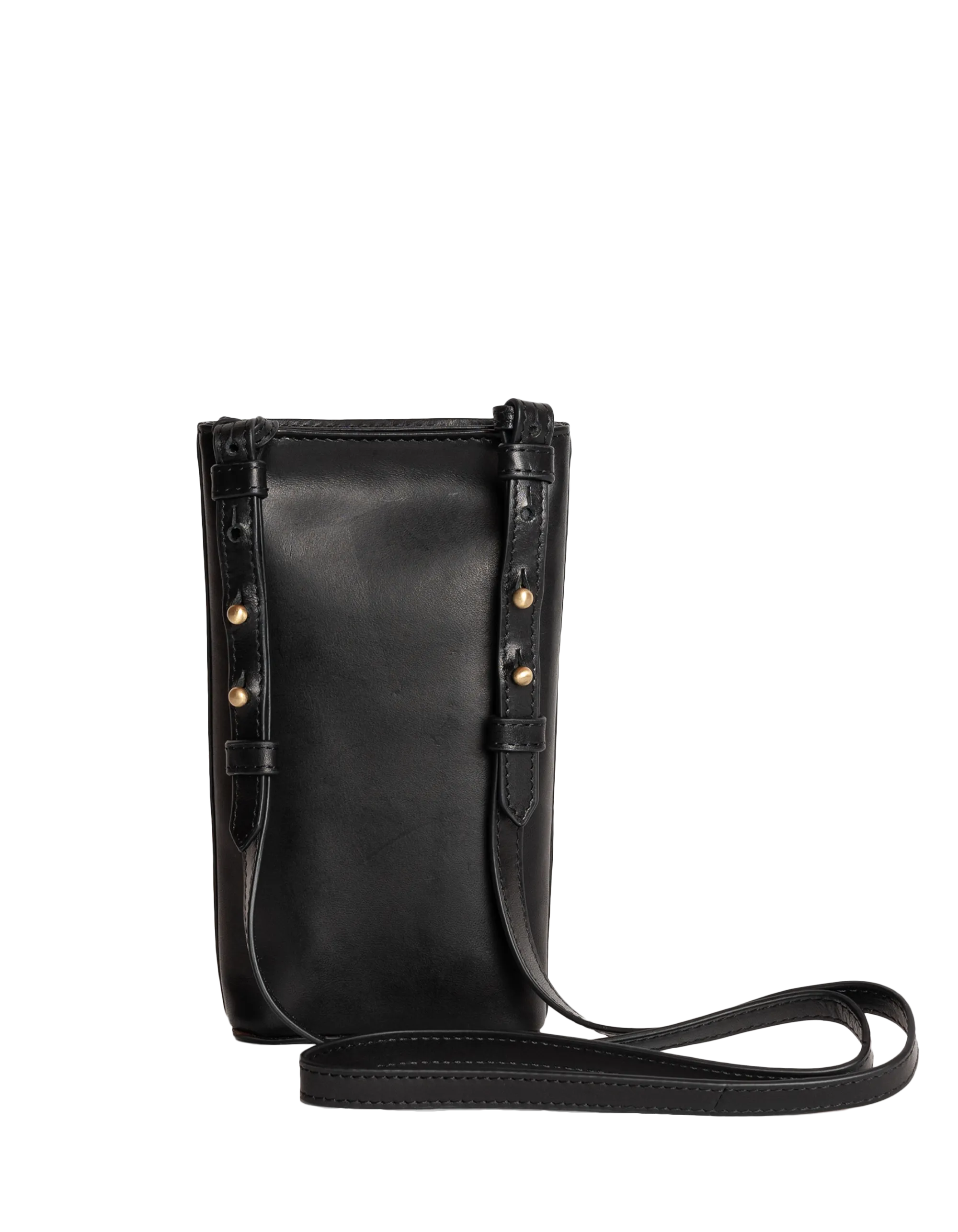 Charlie Phone Bag Classic Leather Black