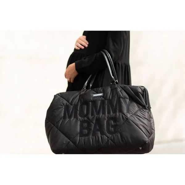 Childhome Mommy Bag Nursery Bag - Puffered - Black