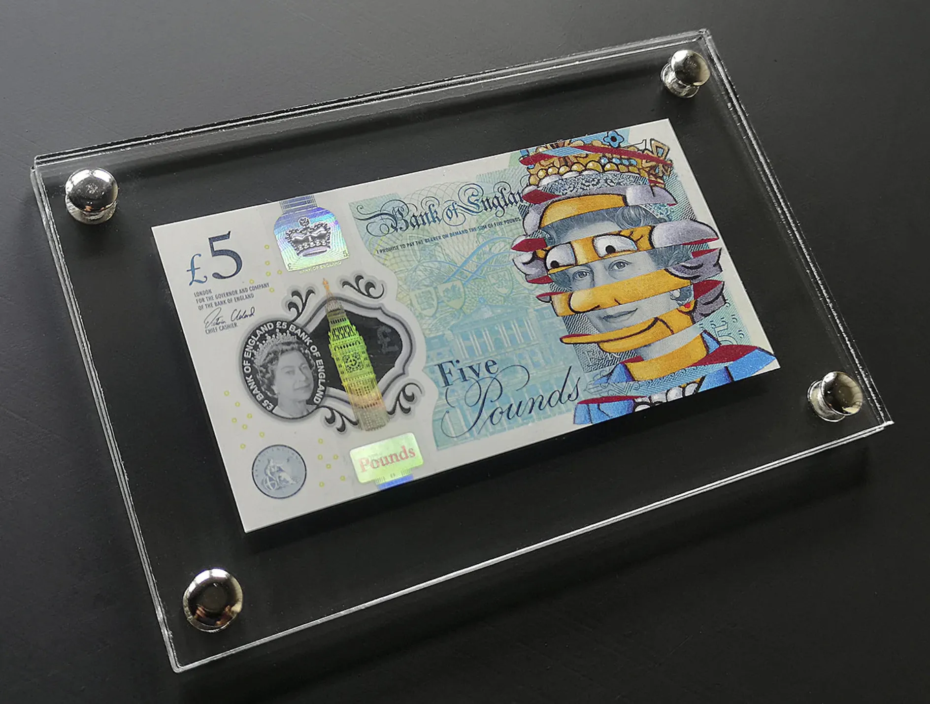 C.R.E.A.M. UK Edition Giclee DTG Print Pound Money by Super A