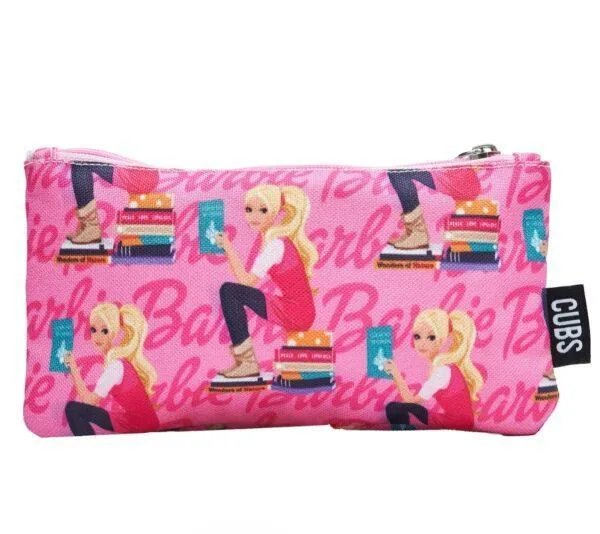 CUBS BARBIE GOES TO SCHOOL BIG AND BASIC PENCIL CASE