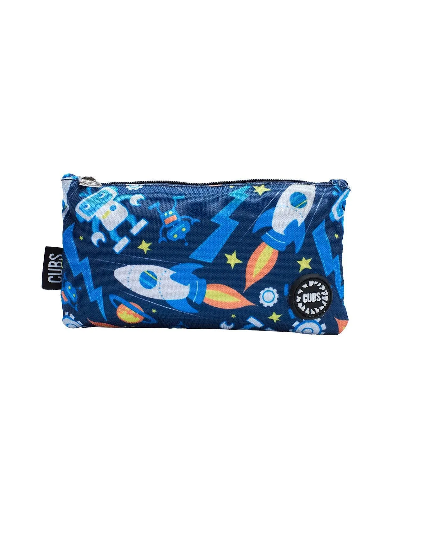 CUBS CLASSIC ROBOT SPACE BIG AND BASIC PENCIL CASE