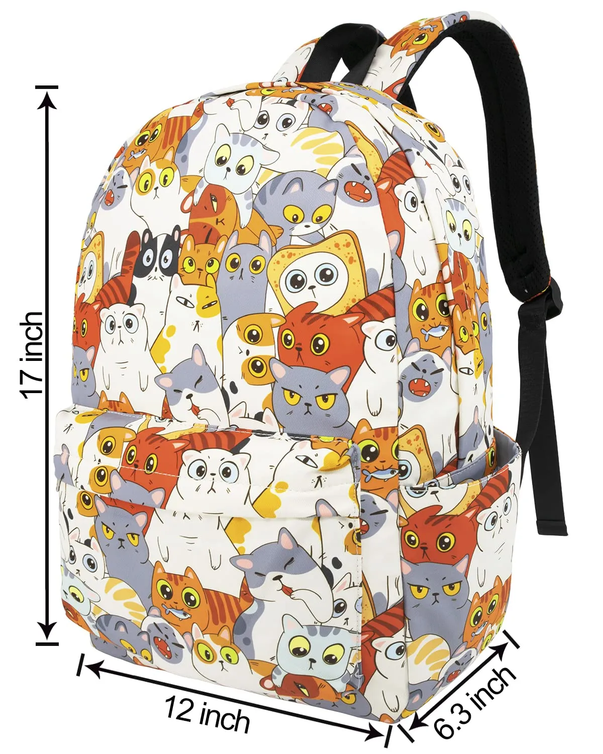 Cute Cat Trendy Waterproof Backpack