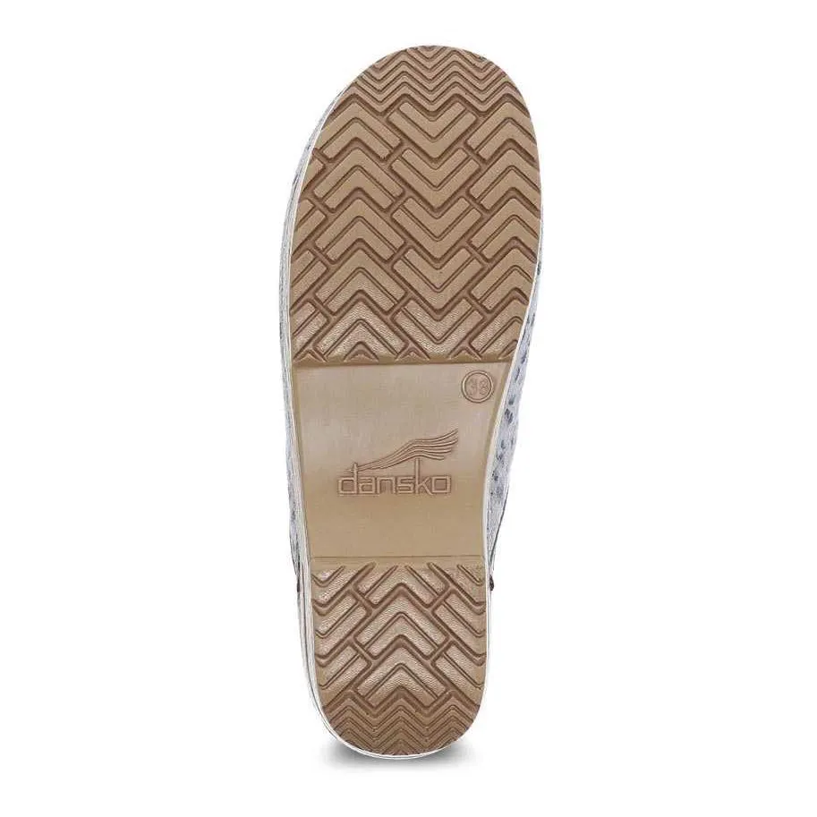 Dansko Professional Clog - Taupe Snake Suede