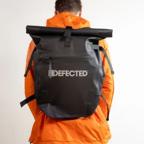 Defected Logo Waterproof Roll-Top Backpack