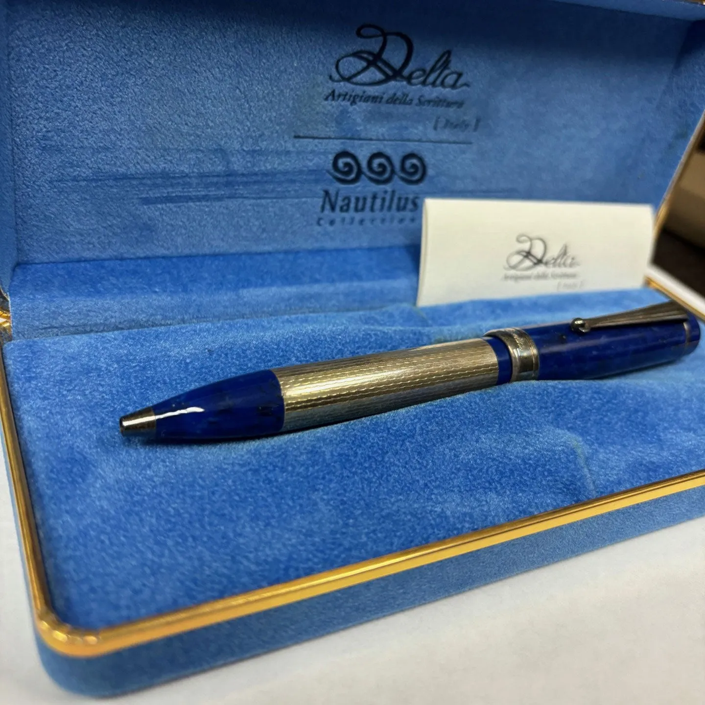 Delta Nautilus Limited Edition Blue Ballpoint Pen