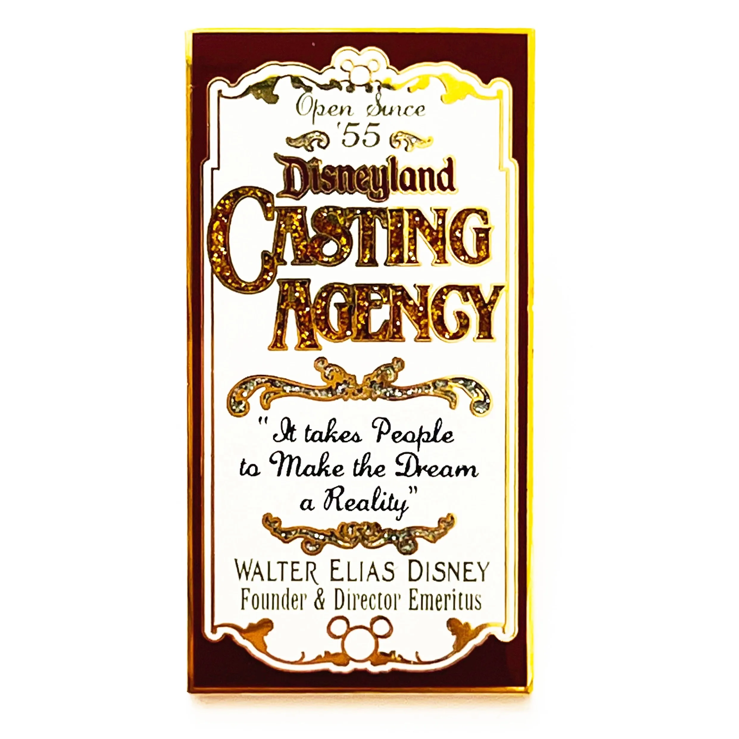 Disney DLR Disneyland 50th Casting Agency Window Limited Edition 3000 Pin