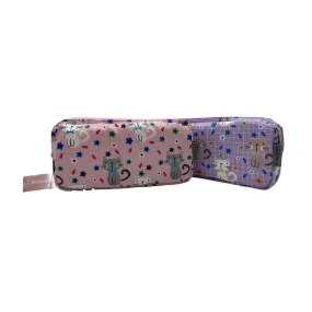 Double Pencil Case Cats  | Assorted Design