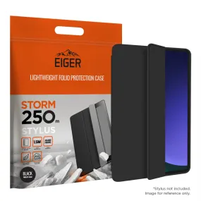 Eiger Storm 250m Stylus Case for Samsung Galaxy Tab S9  / S9 FE  in Black