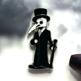 Elegant Male Plague Doctor pin