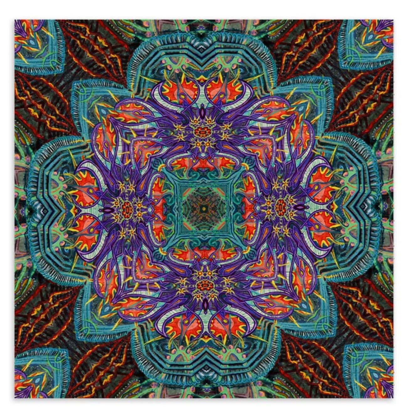 Energy Feedback Blotter Paper Archival Print by Joe Mangrum