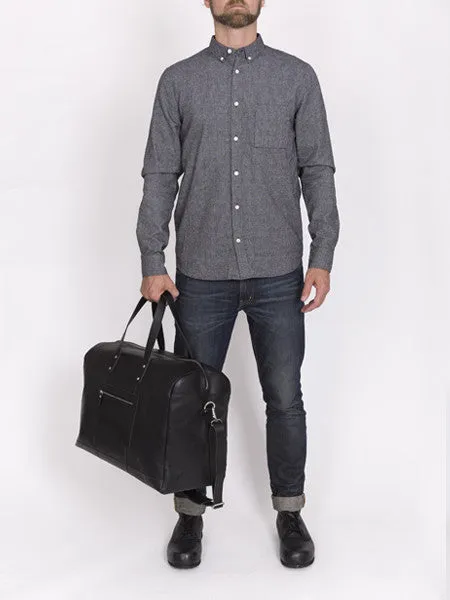 Enter Leather Duffle in Black