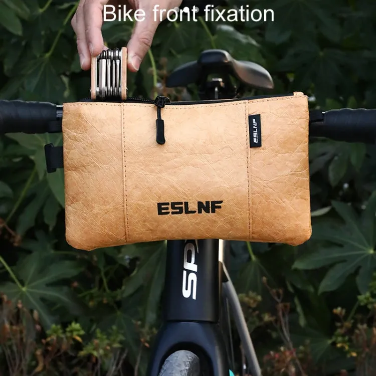 ESLNF Outdoor Cycling Bicycle Bag Mountain Bike Cell Phone Storage Side Bag(Yellow)